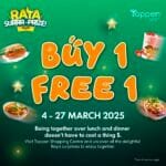 Toppen’s Buy 1 Free 1 F&B Deals Are BACK – Enjoy Every Tuesday & Thursday!