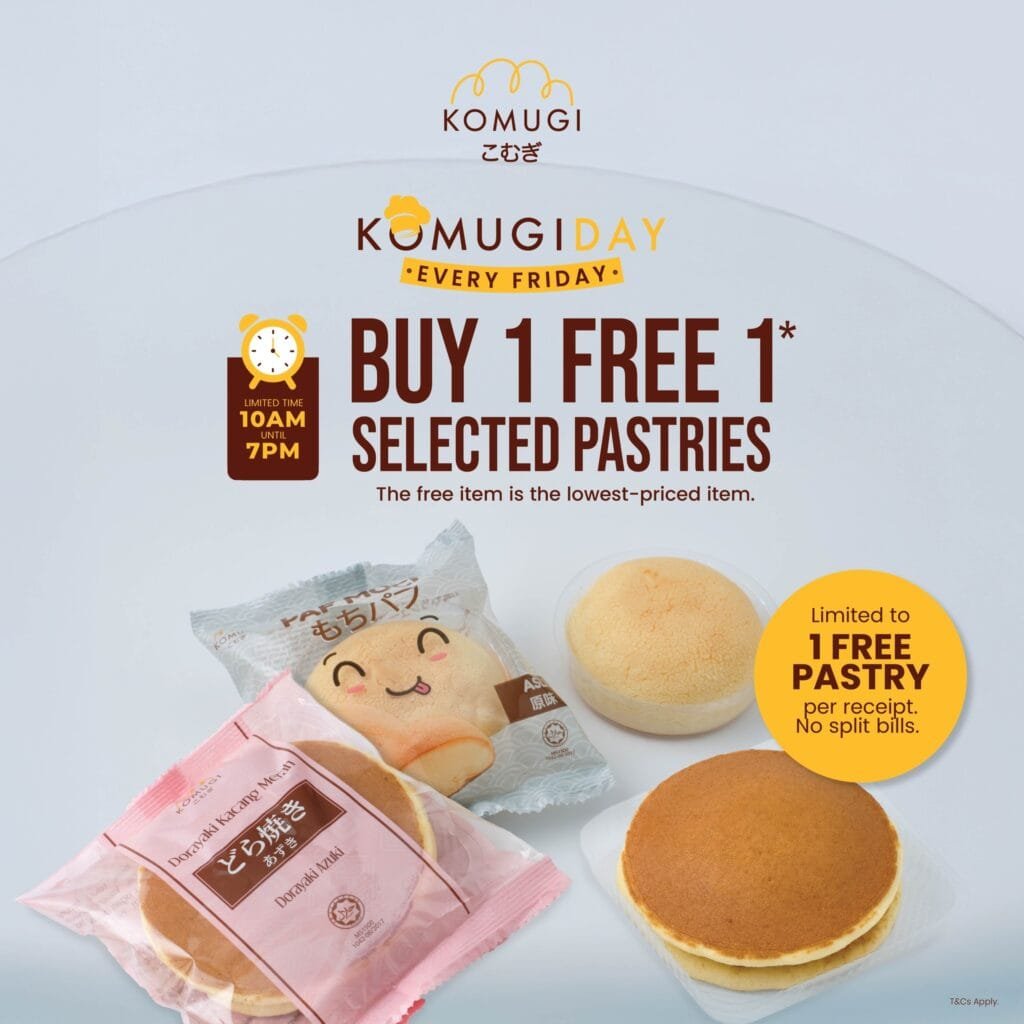 Komugi Day Buy 1 Get 1 FREE